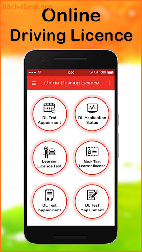 Online Driving License Apply screenshot