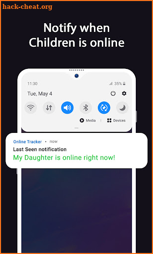 Online Tracker Last Seen Notification screenshot