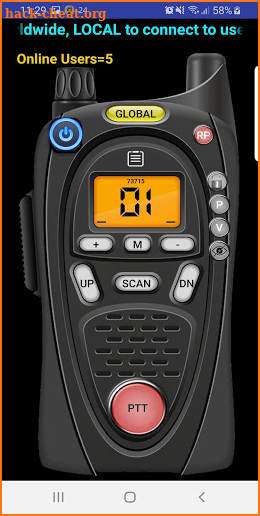 Online Walkie Talkie Radio screenshot