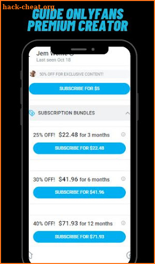 OnlyFans App Guide Android screenshot