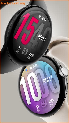 Oogly Colour Digital Watch screenshot