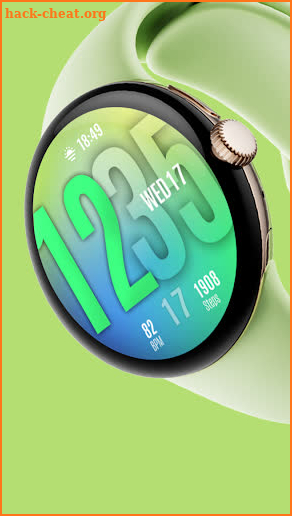 Oogly Colour Digital Watch screenshot