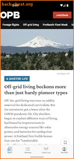 OPB News screenshot