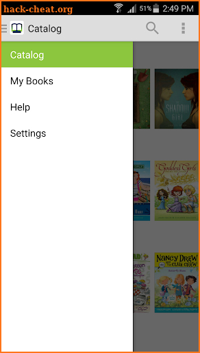 Open eBooks screenshot