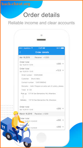 Openfood Rider screenshot