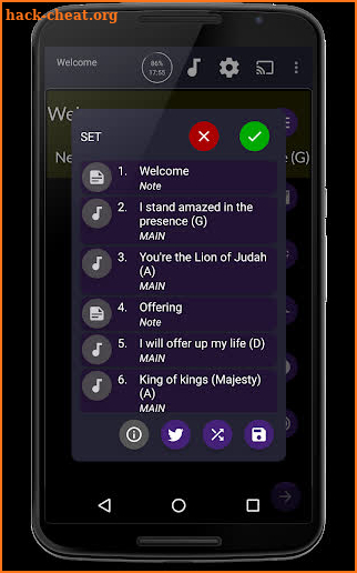 OpenSongApp screenshot