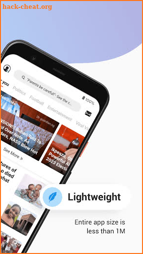 Opera News Lite - Less Data, More News screenshot