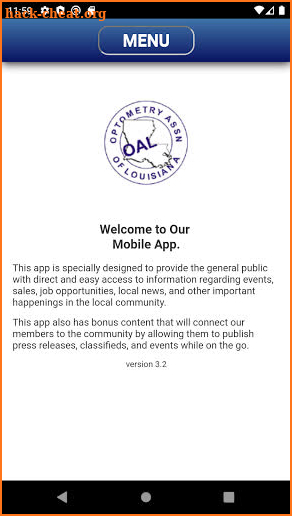 Optometry Association of Louisiana screenshot