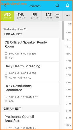 Optometry's Meeting 2021 screenshot