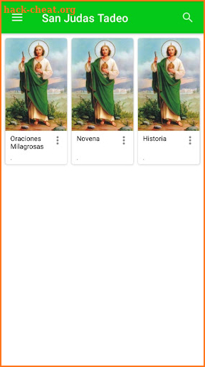 Oraciones Milagrosas a San Judas Tadeo screenshot