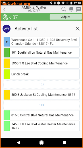 Oracle Field Service Cloud Mobile screenshot