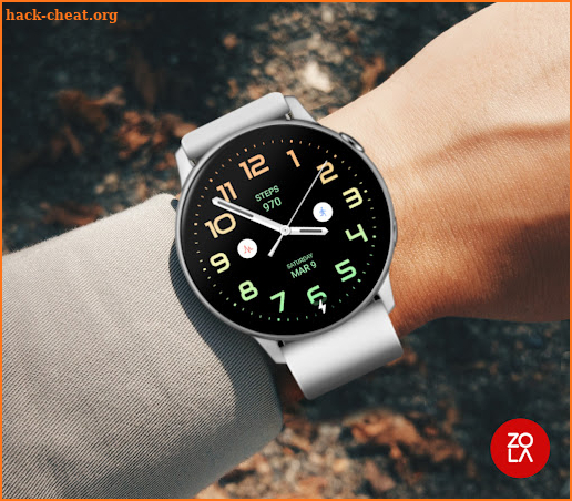 Orange Tosca Analog Watch Face screenshot