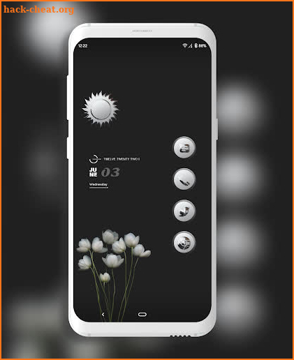 Orbic White Icons Pack screenshot