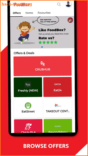 Order Food & view offers for DoorDash, Uber Eats screenshot