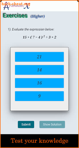 Order Of Operations screenshot