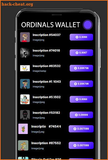 Ordinals Web3 Wallet screenshot