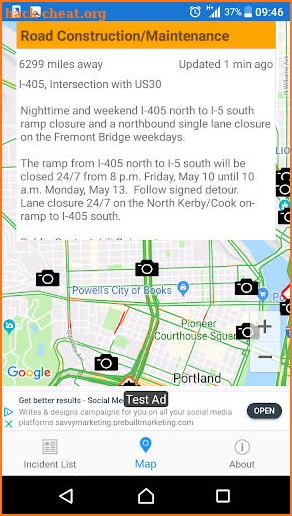 Oregon Roads - Traffic and Cameras screenshot