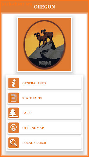 Oregon State and National Parks screenshot