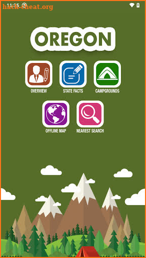 Oregon State RV Parks & Campgrounds screenshot