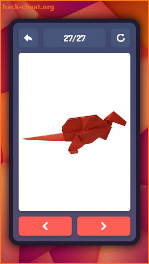 Origami dinosaurs: paper shapes screenshot