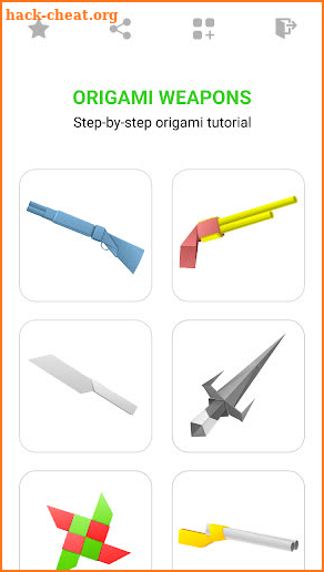 Origami Weapons Guide: How To Make Paper Crafts screenshot