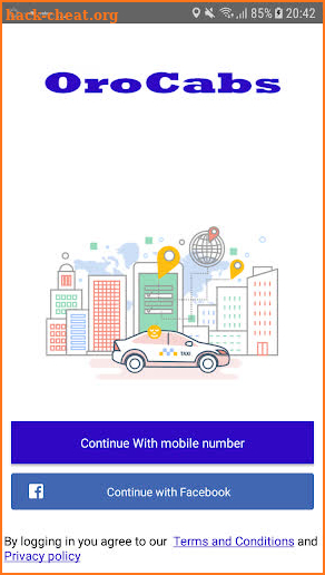 Oro Cabs screenshot