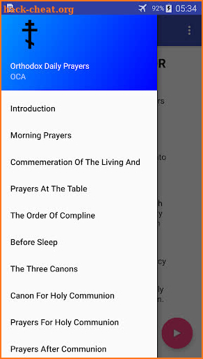 Orthodox Daily Prayers (from the OCA) screenshot