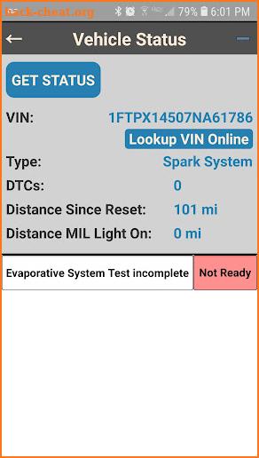 OS OBDII Interface Full screenshot