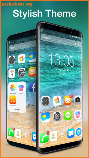 OS11 launcher theme &wallpaper screenshot