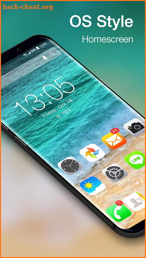 OS12 launcher theme &wallpaper screenshot