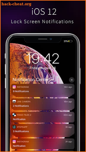 OS12 Lockscreen - Lock screen for Phone 11 screenshot