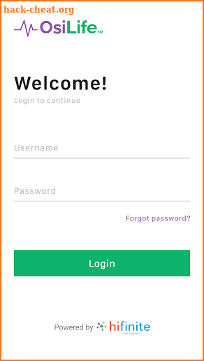 OsiLife Connect screenshot