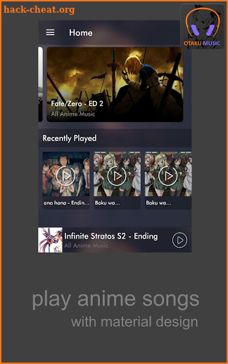 OTAKU Music - Anime Music screenshot
