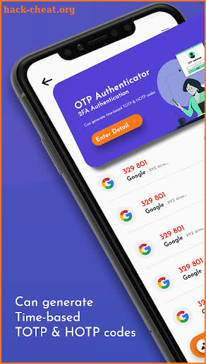 OTP Authenticator : 2FA Authentication screenshot