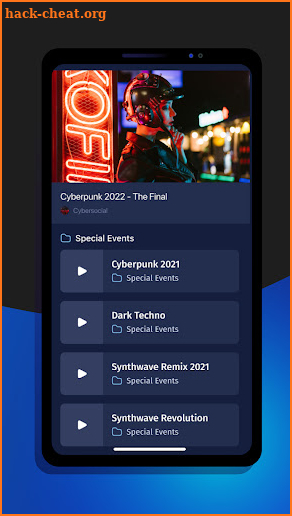 OTT mobile app by Castr screenshot