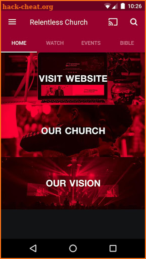 ourRelentless Church screenshot