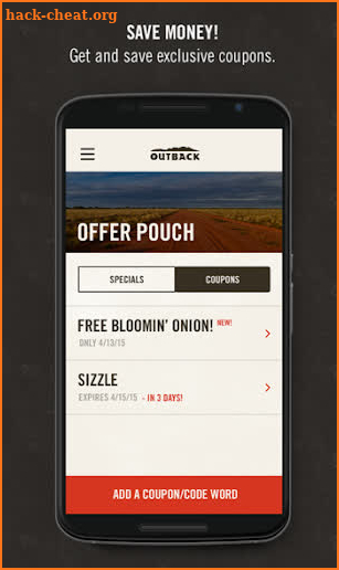 Outback Steakhouse - Deals - Restaurants and games screenshot