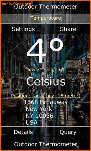 Outdoor Thermometer screenshot