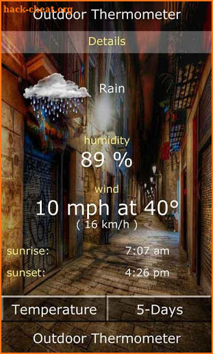 Outdoor Thermometer screenshot