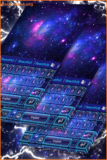 Outerspace Keypad Theme screenshot