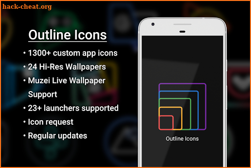 Outline Icons screenshot