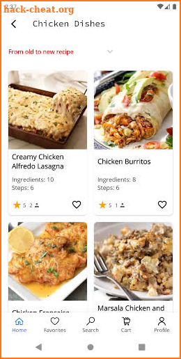 Oven Recipes screenshot