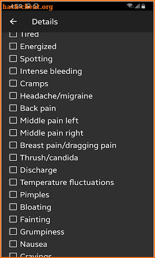 Ovulation and Period Tracker screenshot