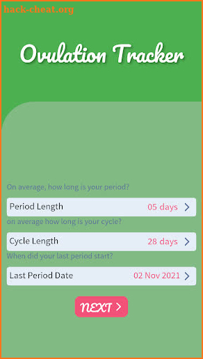 Ovulation Tracker screenshot