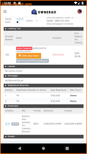 OwnerGo screenshot