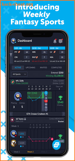 OwnersBox Fantasy Sports screenshot