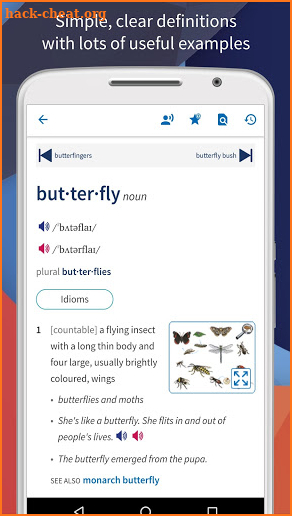 Oxford Advanced Learner's Dictionary 10th edition screenshot