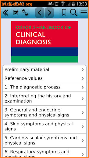 Oxford Handbook Clinical Diagn screenshot