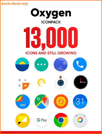 Oxygen OS IconPack - OnePlus screenshot