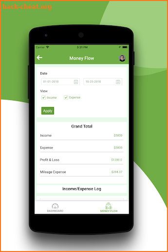 P2P Money Flow Manager screenshot